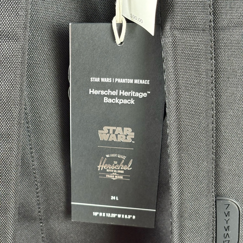 HERSCHEL X DISNEY Parks Star Wars: Episode 1 Phantom Menace 25th Backpack - Picture 13 of 15